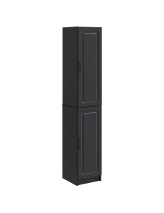 Set di armadi 2 pcs Nero Legno ingegnerizzato