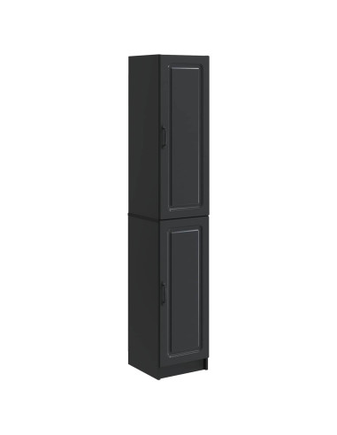 Set di armadi 2 pcs Nero Legno ingegnerizzato
