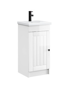 Mobile da bagno con lavabo Bianco Lucido 42 x 40 x 84,5 cm
