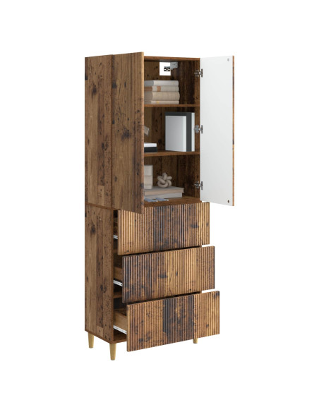 Set di armadi 2 pcs 66 x 34,5 x 90 cm Legno ingegnerizzato