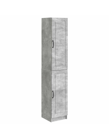 Set di armadi 2 pcs Grigio Cemento Legno ingegnerizzato