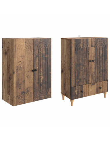 Set di armadi 2 pcs 66 x 34,5 x 95 cm Legno ingegnerizzato