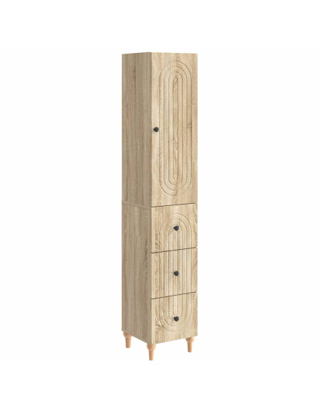 Set di armadi 2 pcs 33 x 34,5 x 90 cm Legno ingegnerizzato