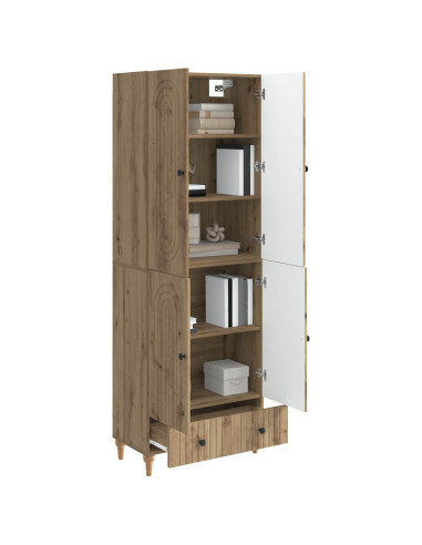 Set di armadi 2 pcs 66 x 34,5 x 95 cm Legno ingegnerizzato