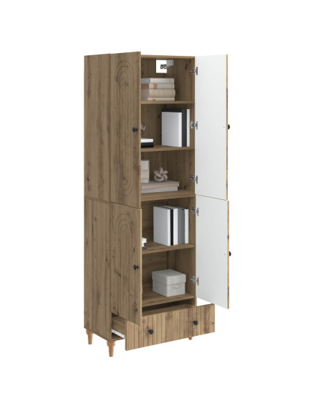 Set di armadi 2 pcs 66 x 34,5 x 95 cm Legno ingegnerizzato