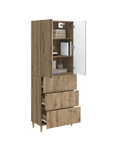 Set di armadi 2 pcs 66 x 34,5 x 90 cm Legno ingegnerizzato