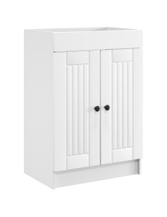 Mobiletto da bagno sotto il lavello Bianco 56 x 37,5 x 81 cm