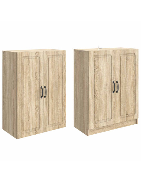 Set di armadi 2 pcs Rovere Sonoma Legno ingegnerizzato