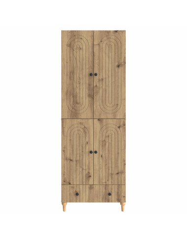 Set di armadi 2 pcs 66 x 34,5 x 95 cm Legno ingegnerizzato