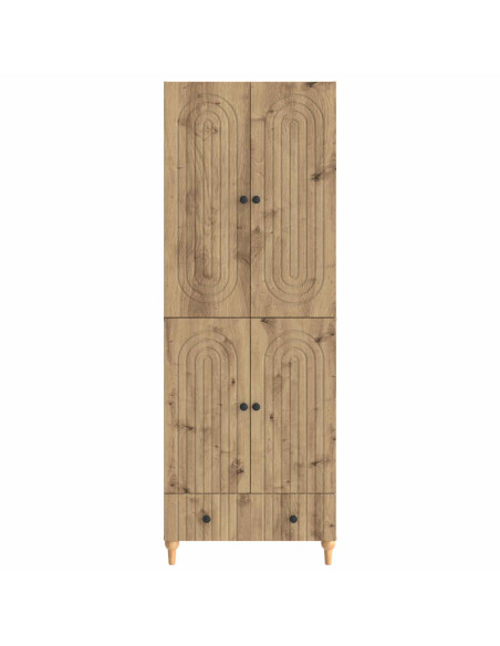 Set di armadi 2 pcs 66 x 34,5 x 95 cm Legno ingegnerizzato