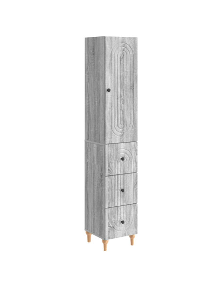 Set di armadi 2 pcs 33 x 34,5 x 90 cm Legno ingegnerizzato