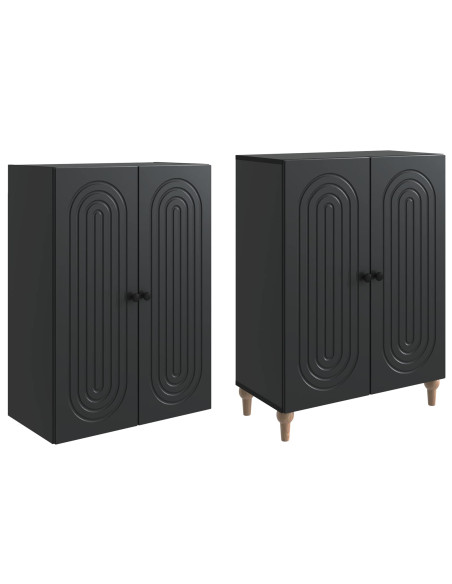 Set di armadi 2 pcs 66 x 34,5 x 90 cm Legno ingegnerizzato