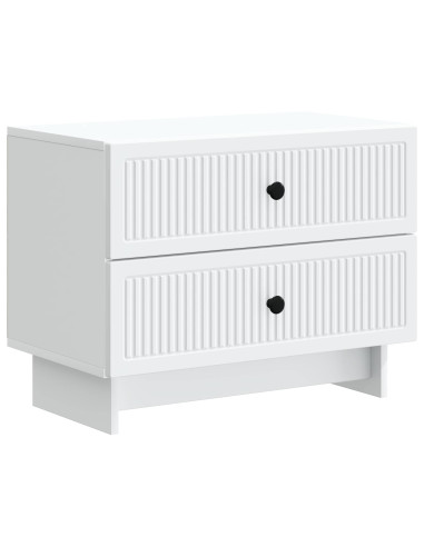Armadio da Notte con cassetto Bianco 62 x 34,5 x 47,5 cm