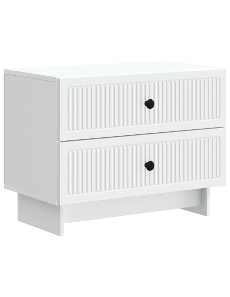 Armadio da Notte con cassetto Bianco 62 x 34,5 x 47,5 cm
