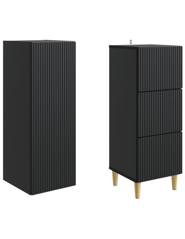 Set di armadi 2 pcs 33 x 34,5 x 90 cm Legno ingegnerizzato