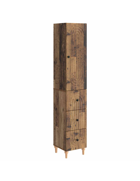 Set di armadi 2 pcs 33 x 34,5 x 90 cm Legno ingegnerizzato