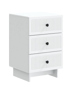 Armadio da Notte Bianco 43 x 41 x 66,5 cm Legno ingegnerizzato