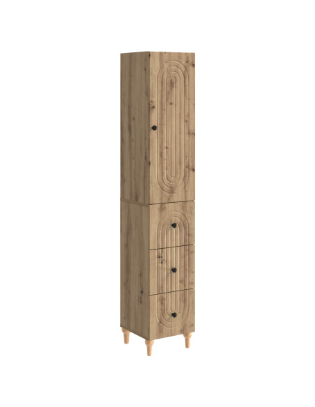 Set di armadi 2 pcs 33 x 34,5 x 90 cm Legno ingegnerizzato