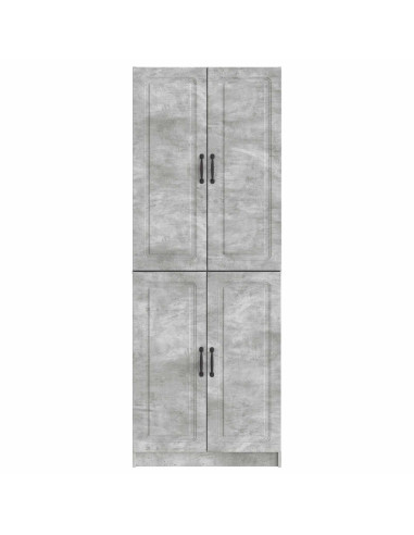 Set di armadi 2 pcs Grigio Cemento Legno ingegnerizzato