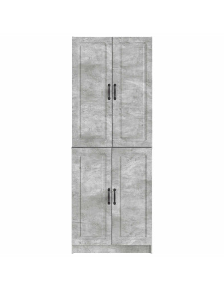 Set di armadi 2 pcs Grigio Cemento Legno ingegnerizzato