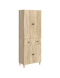Set di armadi 2 pcs 66 x 34,5 x 90 cm Legno ingegnerizzato