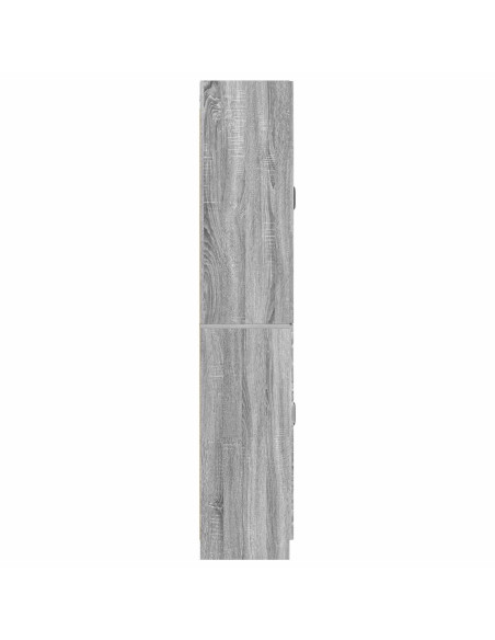 Set di armadi 2 pcs Sonoma grigio Legno ingegnerizzato