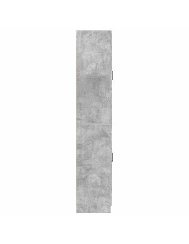 Set di armadi 2 pcs Grigio Cemento Legno ingegnerizzato