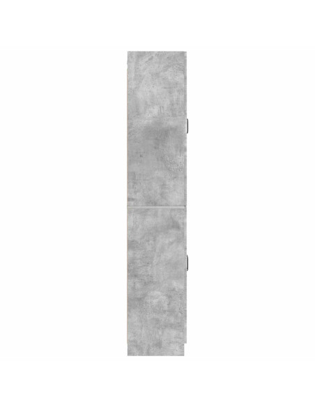 Set di armadi 2 pcs Grigio Cemento Legno ingegnerizzato