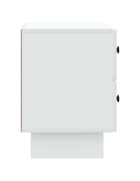 Armadio da Notte con cassetto Bianco 43 x 34,5 x 47,5 cm