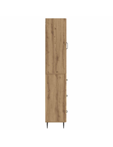 Set di armadi 2 pcs Rovere Artigianale 33 x 34,5 x 90 cm