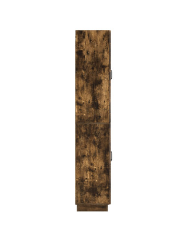 Set di armadi 2 pcs Rovere Fumo Legno ingegnerizzato