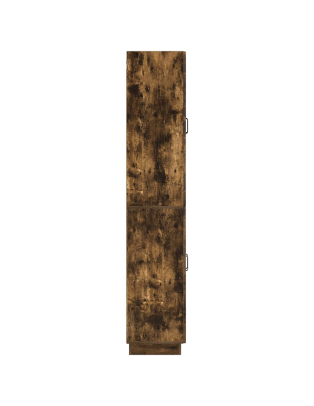 Set di armadi 2 pcs Rovere Fumo Legno ingegnerizzato