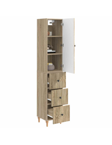 Set di armadi 2 pcs 33 x 34,5 x 90 cm Legno ingegnerizzato
