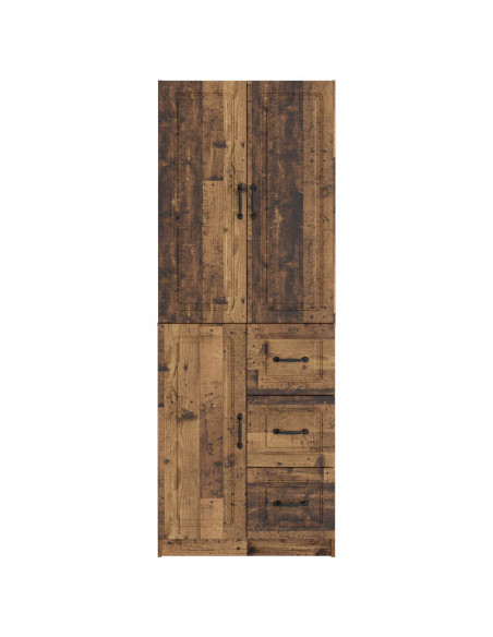 Set di armadi 2 pcs Legno antico Legno ingegnerizzato