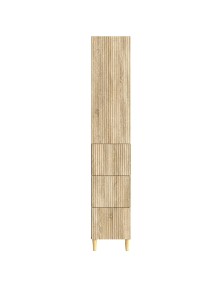 Set di armadi 2 pcs 33 x 34,5 x 90 cm Legno ingegnerizzato