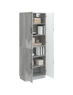 Set di armadi 2 pcs Sonoma grigio Legno ingegnerizzato 2