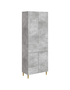 Set di armadi 2 pcs Grigio Cemento 66 x 34,5 x 90 cm