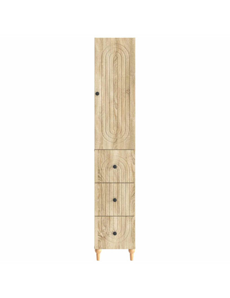 Set di armadi 2 pcs 33 x 34,5 x 90 cm Legno ingegnerizzato
