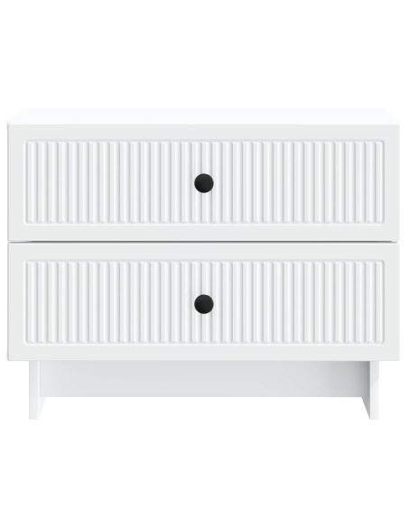 Armadio da Notte con cassetto Bianco 62 x 34,5 x 47,5 cm