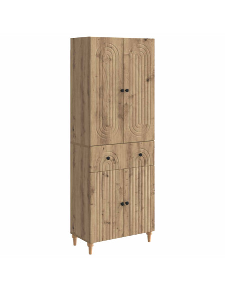 Set di armadi 2 pcs 66 x 34,5 x 90 cm Legno ingegnerizzato