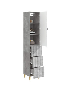 Set di armadi 2 pcs 33 x 34,5 x 90 cm Legno ingegnerizzato 2