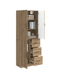 Set di armadi 2 pcs Rovere Artigianale Legno ingegnerizzato 2