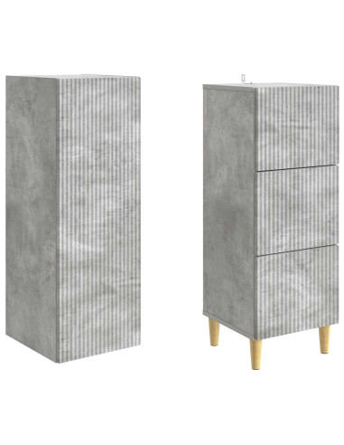 Set di armadi 2 pcs 33 x 34,5 x 90 cm Legno ingegnerizzato