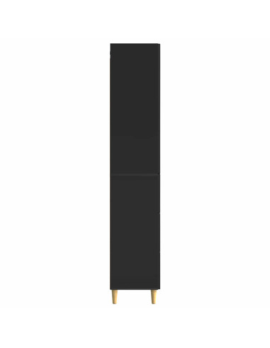 Set di armadi 2 pcs Nero 66 x 34,5 x 90 cm Legno ingegnerizzato