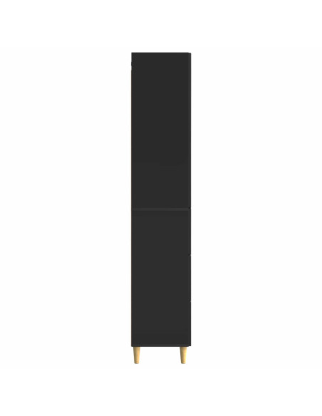 Set di armadi 2 pcs Nero 66 x 34,5 x 90 cm Legno ingegnerizzato
