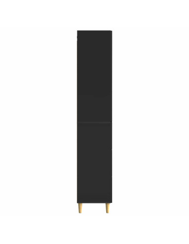 Set di armadi 2 pcs Nero 66 x 34,5 x 90 cm Legno ingegnerizzato