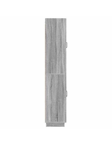 Set di armadi 2 pcs Sonoma grigio Legno ingegnerizzato