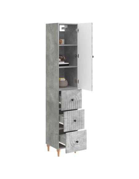 Set di armadi 2 pcs 33 x 34,5 x 90 cm Legno ingegnerizzato