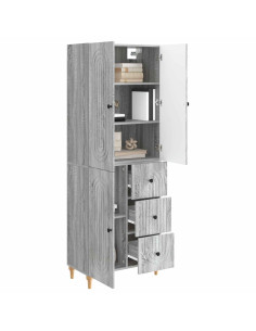 Set di armadi 2 pcs 66 x 34,5 x 90 cm Legno ingegnerizzato 2