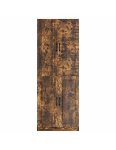 Set di armadi 2 pcs Rovere Fumo Legno ingegnerizzato